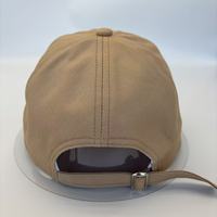 Casquette de baseball souple en coton à 6 panneaux, non structurée, résistante aux plis, avec logo brodé personnalisé pour homme