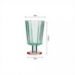 <span class=keywords><strong>Bicchieri</strong></span> Personalizzati Resistenti al Calore e Lavabili in Lavastoviglie, Moderni, a Strisce, Satinati, Colorati, con Fondo a Forma di Fiore <span class=keywords><strong>per</strong></span> <span class=keywords><strong>Caffè</strong></span> e Vino - Product Image 5