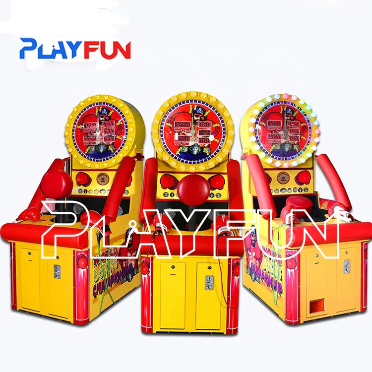 Münz betriebene Arcade-Sportspiel maschine Big Punch Boxer Spiel maschine Box spiel maschine zum Verkauf