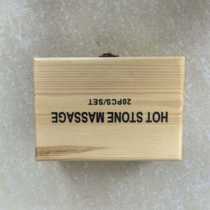 Özelleştirmek boyutu 20 adet/kutu masaj taşlar doğal volkanik taş bazalt sıcak taş masaj seti Spa için - Product Image 2