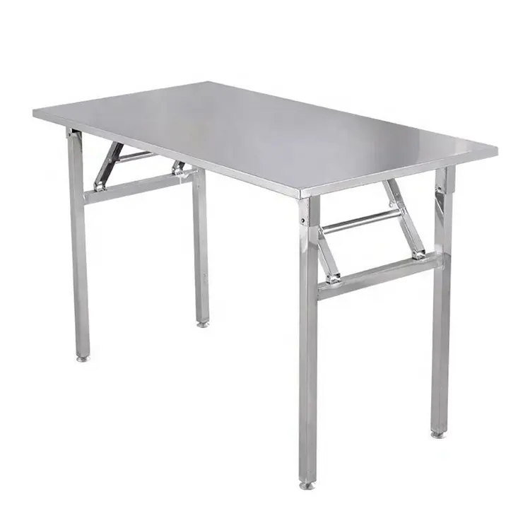 OEM Factory direct sale high quality commercial kitchen equipment restaurant foldable work table stainless steel kitchen workben