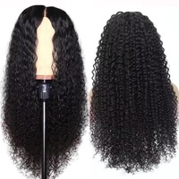 Peluca de Cabello Humano Virgen 100% Grado 15A, con Frente de Encaje Transparente HD sin Pegamento, de Alta Calidad, Doble Trama, Textura Personalizable, Larga