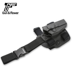 गन एंड फ्लावर <span class=keywords><strong>CZ75</strong></span> ड्रॉप लेग इंडेक्स फिंगर रिलीज राइट हैंड पॉलिमर होल्स्टर - Product Image 3