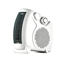 Mini-chauffage portable électrique en plastique avec thermostat réglable pour bureau à domicile