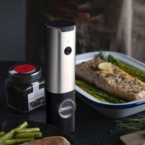 Pilas Eléctricas Automáticas para Pimienta y Sal para Exteriores, de Operación con una Sola Mano, para Parrillas de Barbacoa - Product Image 3