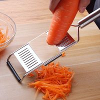 Râpe manuelle multifonction 3-en-1 en acier inoxydable pour la maison et la cuisine, coupe-légumes réglable, gadgets de cuisine