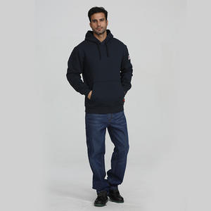 Sudadera con capucha fluorescente amarilla de alta visibilidad XK-001 para hombre, ropa de trabajo ignífuga, prenda de seguridad para uso industrial - Product Image 2