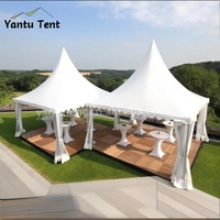 2X2 3x3 4X4 5X5m Braguero de aluminio Fiesta DE BODA Carpa de exposición Pagoda comercial Marquesina Impermeable Todas las estaciones Alquiler al aire libre
