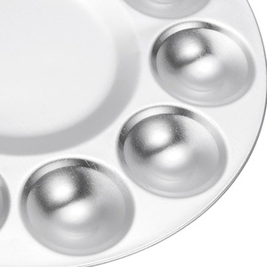 <span class=keywords><strong>Palette</strong></span> de mélange de peinture rectangulaire en aluminium à 6 puits FOSKA, conviviale et facile à entretenir, <span class=keywords><strong>pour</strong></span> peinture acrylique, huile, aquarelle et <span class=keywords><strong>gouache</strong></span> - Product Image 2