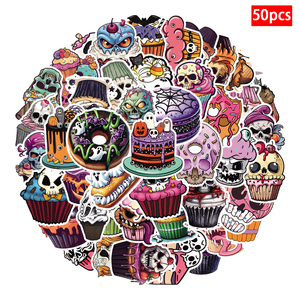 Handgemaakte, aanpasbare, waterdichte PVC-stickers voor taarten, zelfklevend, coole <span class=keywords><strong>set</strong></span> voor knutselen - Product Image 2