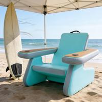 Chaise longue de luxe gonflable en PVC de qualité marine avec couleurs et logo personnalisés, garantie 3 ans pour pont de super-yacht, marque DST