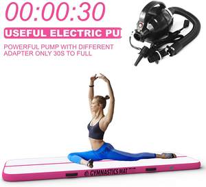 Tapis de gymnastique gonflable portable avec logo personnalisé, 3m, <span class=keywords><strong>4m</strong></span>, 5m, 6m, 9m, pour utilisation en salle de sport - Product Image 3