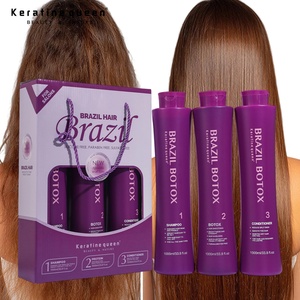 Kit Profesional de Tratamiento de Keratina sin Formaldehído, Crema Alisadora para el Cabello, Kit de Keratina Brasileña para Uso en Salón - Product Image 2