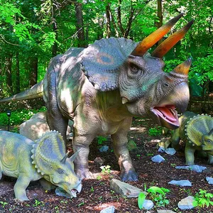 놀이 공원 공룡 세계 대형 시뮬레이션 박물관 품질 실물 크기 T-rex Animatronic 공룡 모델 판매