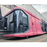 Support personnalisé mobile modulaire espace préfabriqué maison capsule maisons avec chambre et salle de bain
