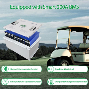 Batterie au lithium-ion 48V 150Ah 7680Wh pour voiturette de golf, cycle profond, 51.2V 48 Volts, pour véhicule de tourisme à basse vitesse - Product Image 3