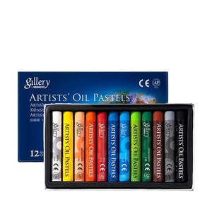 Économie Pastels à l'huile MOPS 50 25 12 couleurs Academic Vibrant Crayons MUNGYO Safe Kids Art Student Bulk School Supplies - Product Image 2