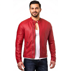 Veste de style universitaire pour homme Finer Threads, style streetwear, col montant, en coton, imperméable et respirante - Product Image 1