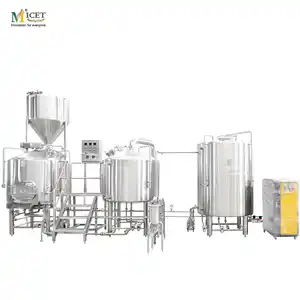 Peralatan pembuat bir kombucha 1000l 1500l 2000l mesin pembuat bir brewhouse buatan mikro melengkapi pembuatan bir untuk dijual