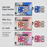 Protection d'objectif d'appareil photo AR à dégradé de qualité supérieure pour les revendeurs d'accessoires en gros pour iPhone 17 Pro Max et iPhone 18 Pro Max