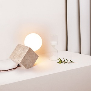 Lámpara de Mesa HFshanks E27 LED con Interruptor, Estilo Crema, Luz Nocturna Decorativa para Dormitorio - Product Image 1