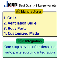 Jmen – Grille de radiateur pour AUDI A1, S1, A2, A3, S3, A4, S4, ABT, radiateur, pare-chocs, Ventilation, pièces de rechange, carrosserie automobile