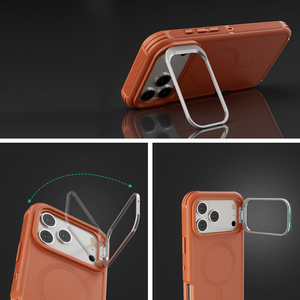 Coque magnétique antichoc robuste avec béquille pour <span class=keywords><strong>iPhone</strong></span> 18 Pro Max, compatible <span class=keywords><strong>iPhone</strong></span> 17 Pro, 16, 15 LM179 - Product Image 5