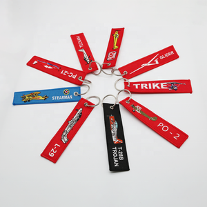 Jet Tag portachiavi ricamato zaino Car House portachiavi personalizzato portachiavi Biker Tag avvertimento passeggero sicurezza aeronautica - Product Image 5