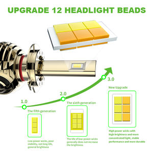 YUFING G7 28W 2800LM H1 Led faros bombilla 12V H15 9005 H4 Led faro para <span class=keywords><strong>Hyundai</strong></span> H1 Starex - Product Image 5