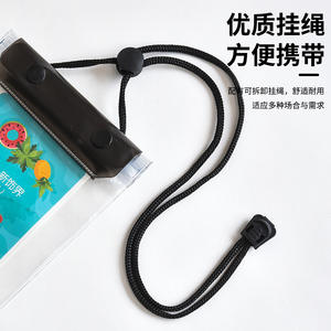 Funda impermeable para teléfono de PVC con cordón para natación, rafting, buceo, 7.2 pulgadas máximo, unisex, uso en exteriores - Product Image 4