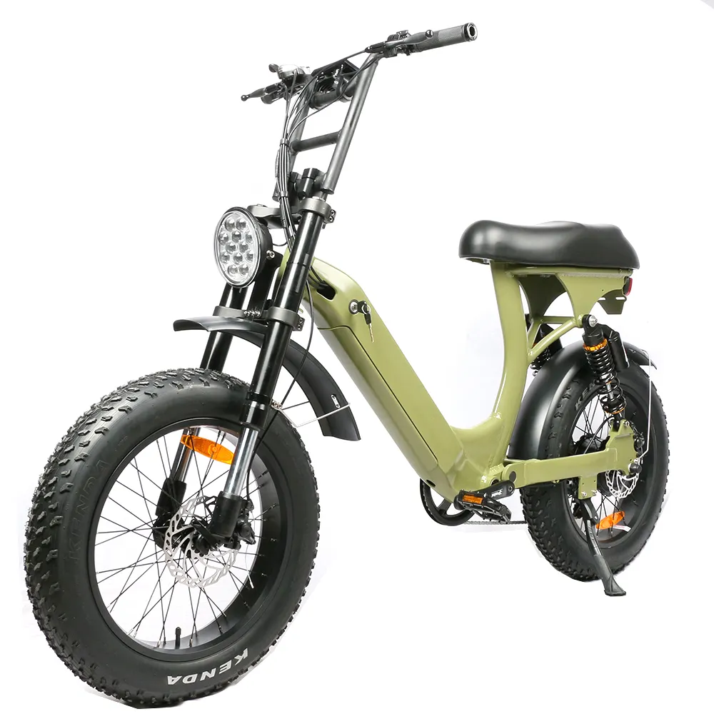 1000w bicicleta elétrica suspensão hidráulica garfo dianteiro gordura pneu e bicicleta com assento longo para dois adultos quente na venda