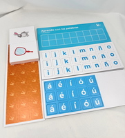 Cartes éducatives imprimées personnalisées, écologiques et colorées, découpées à la forme, durables, avec boîte cadeau pour l'apprentissage des enfants