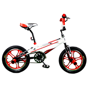 Vélo <span class=keywords><strong>BMX</strong></span> de style sportif et tendance pour enfants, équipé de roues à axe traversant, avec cadre en acier et pneus larges et épais pour les cascades urbaines - Product Image 2