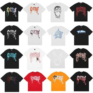 เสื้อยืดแนวสตรีทฮิปฮอปแนวสตรีทเสื้อยืดสีดำแนวสตรีทฮิปฮอปสะท้อนแสง3เมตรลายแมลงปอสีควันทรงหลวมจาก Revenge Avengers - Product Image 5