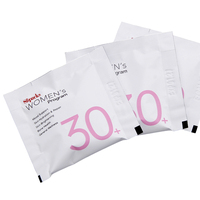 Boîte en papier personnalisée avec logo pour le rangement des sachets de vitamines avec impression de logo
