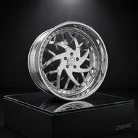 Jantes en alliage d'aluminium forgées concaves profondes pour voitures de course et camions, compatibles BMW, Chevrolet, Ferrari, Genesis, personnalisation possible