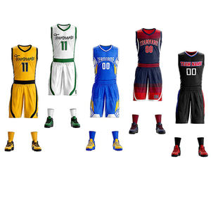 Reversible gewohnheit gestickte trikots basketball - Product Image 4