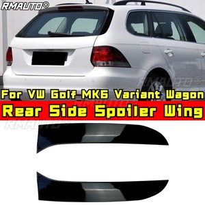 ชุดบอดี้เกวียนสำหรับ VW Golf 6 MK6สปอยเลอร์ด้านหลังปีกด้านหลังปีกด้านหลังสปอยเลอร์ปีกด้านหลังอุปกรณ์เสริมรถยนต์ปีกข้าง - Product Image 1