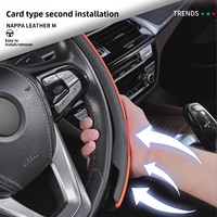 Housse de volant de voiture en cuir BLA, best-seller Amazon pour le commerce électronique transfrontalier, universelle quatre saisons, très vendue