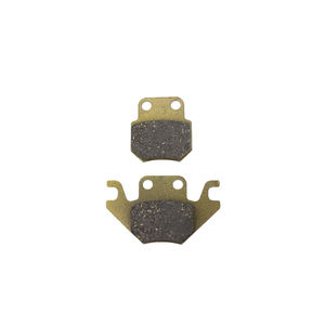 Plaquettes de frein à disque avant arrière pour scooter QJ150T-27C Qian Jiang Yi Mi, DSP-084 - Product Image 1