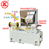 Torno CNC de torreta KS-52CY con eje Y interpolado para mecanizado de alta precisión