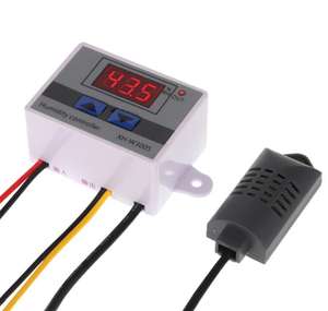 XH-W3005, pengontrol kelembapan Digital 12V 24V 220V regulator saklar kontrol kelembapan humidistrat + sensor kelembapan - Product Image 3