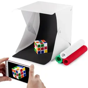 40 centimetri Pieghevole USB LED Lightbox <span class=keywords><strong>studio</strong></span> Fotografico Portatile Mini photo <span class=keywords><strong>Studio</strong></span> - Product Image 1