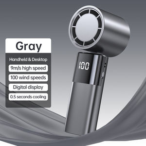 Novo Ventilador Portátil Turbo Blast 2026 com Display Digital de Alta Velocidade, Dobrável, USB, para Mesa, Ideal para Presente, OEM ODM Personalizável - Product Image 2