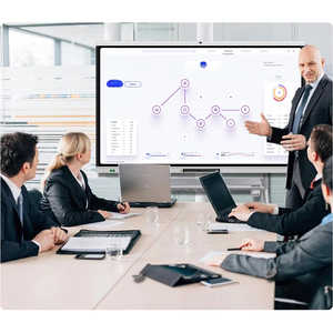 School Teaching 86 Inch 4K LED 20 Point Touch Screen Digital Smart <b>Board</b> <b>Interactive</b> Whiteboard Android Windows OEM - Product Image 3