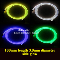 Cable de Fibra Óptica de Luz Lateral Sólida de 3.0mm, Cable de Fibra Óptica de Plástico con Núcleo Sólido PMMA para Iluminación de Piscina LED