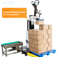 Machine à emballer de cas robotique de boîte alimentaire entièrement Portable empileur automatique boîtier de bras de Robot empileur Palettiseur de Robot