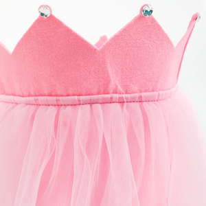 Cesta de tul personalizada con diseño de corona para Pascua, al por mayor, duradera, para caza de huevos y dulces, con asa - Product Image 5