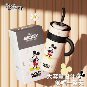 <strong>Disney</strong> <strong>Mickey</strong> Mouse Insulated Tumbler 316 Stainless Steel Large Capacity <strong>Double</strong> Wall Travel Mug With Straw - Product Image 3