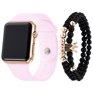 LED Silicone Electronic <strong>Watch</strong> + Bracelet <strong>Set</strong> Spot Wrist Watch3pcs/<strong>set</strong> Men's Fashion and Simplicity - Product Image 6